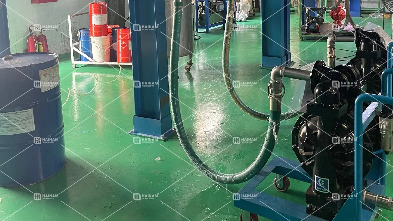 bơm màng husky cho ngành sơn