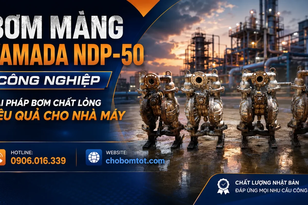 bơm màng yamada ndp 50 công nghiệp
